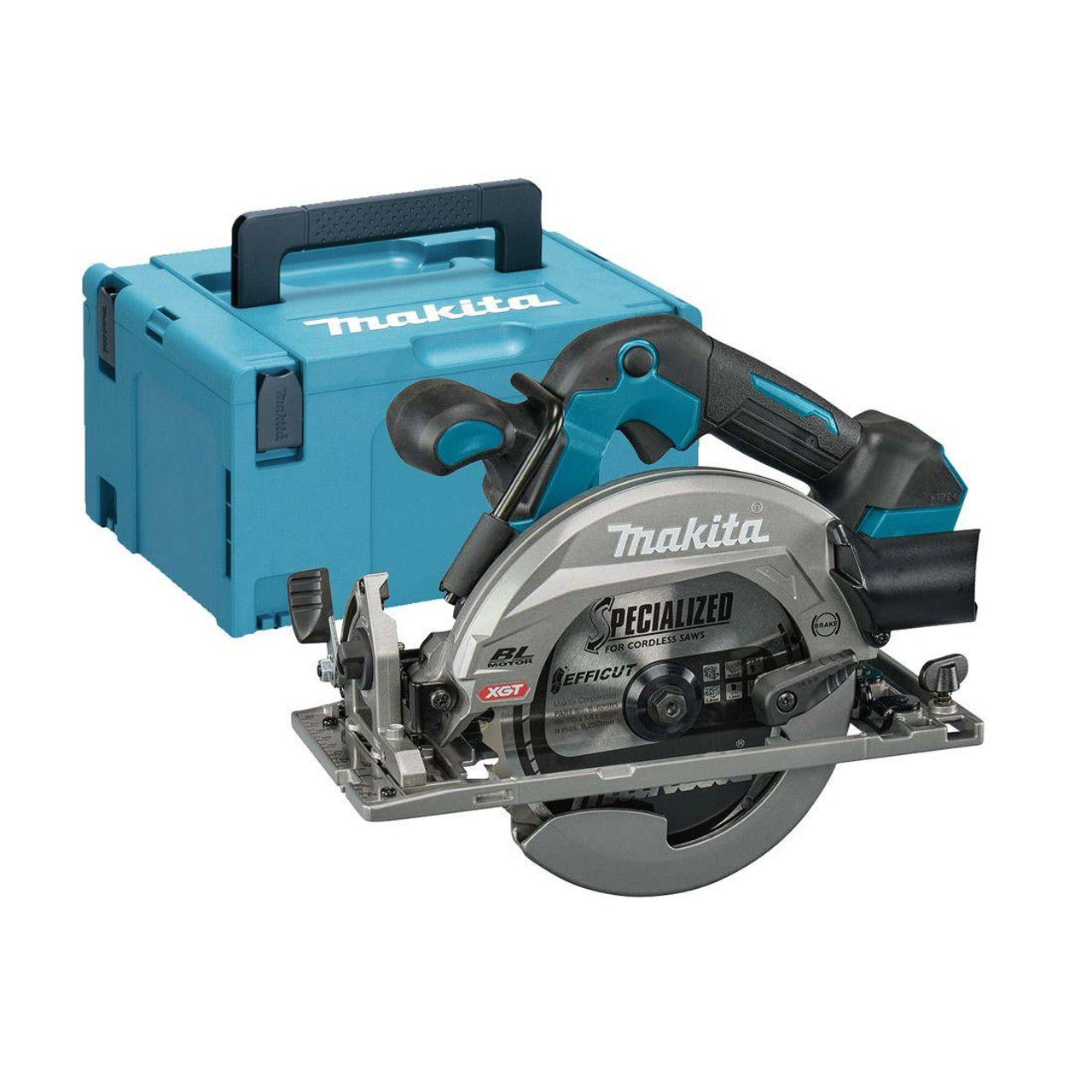 Makita HS012GZ01 40v Max XGT AWS Brushless Circular Saw - Body Only with Makpac Type 3 Carry Case
