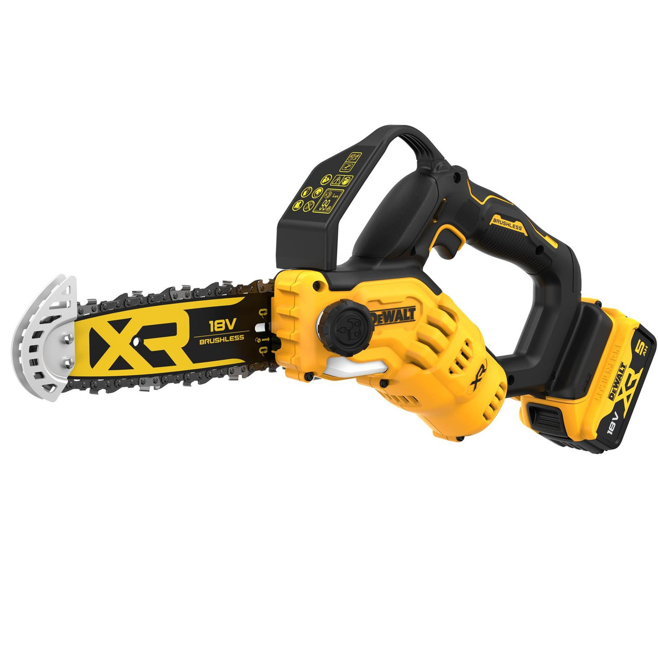 DeWalt DCMPS520P1-XJ 18v XR 8" 20cm Compact Pruning Saw - 1 x 5Ah Battery