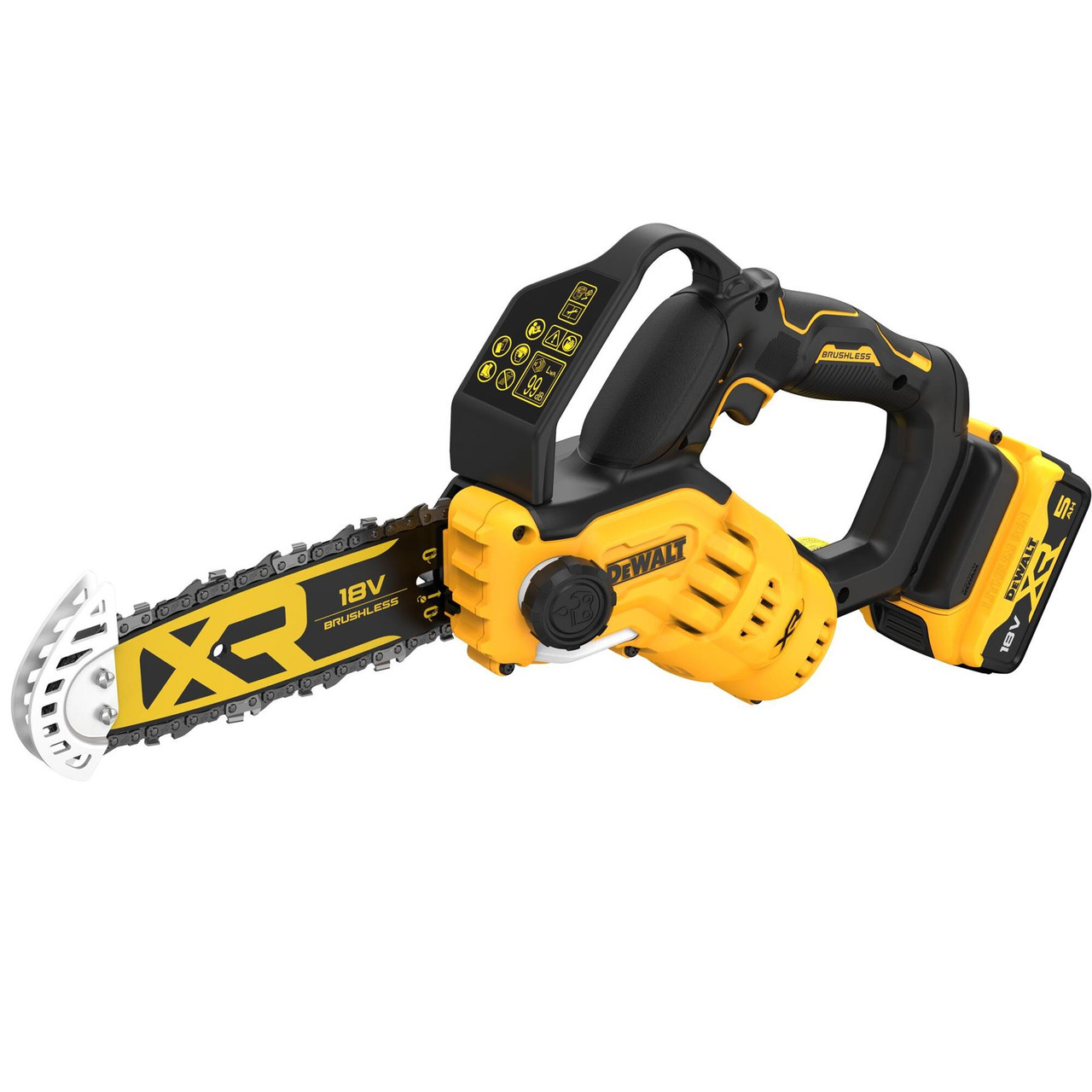 DeWalt DCMPS520P1-XJ 18v XR 8" 20cm Compact Pruning Saw - 1 x 5Ah Battery