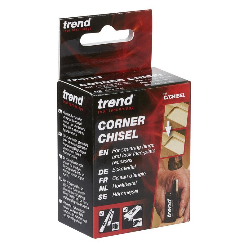 Trend Corner Chisel TREC/CHISEL - To quickly square up rounded corners when using lock and hinge jigs.