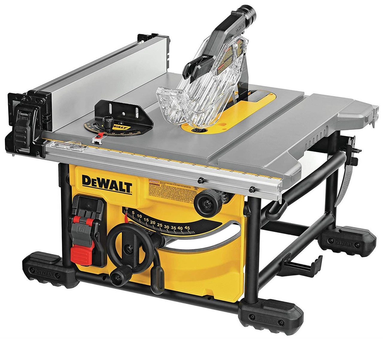 DeWalt DWE7485 Compact Table Saw 1850W 110V with DE7400 Rolling Saw Workstation