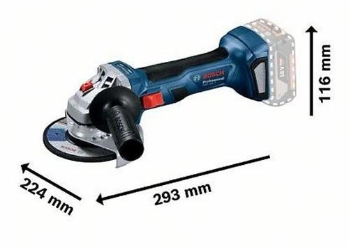 Bosch GWS 18V-7 Angle Grinder 125mm, Body Only - 06019H9001