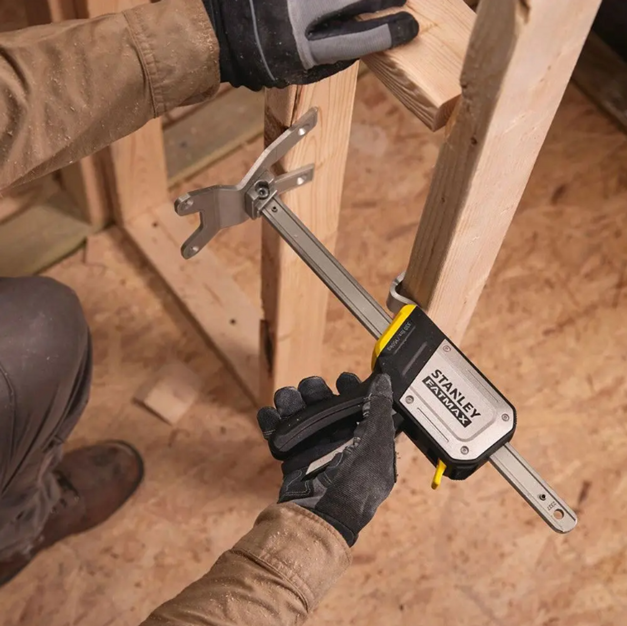 Stanley FMHT83550-1 FATMAX TradeLift Metal Plate Housing 150kg Lifting Force Pack of 2 