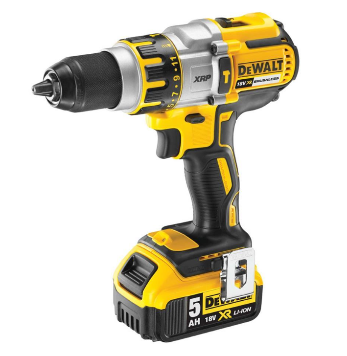 Dewalt DCD996P2 Combi Drill 18V XR Brushless 2x 5.0Ah Batteries Charger & TStak Case