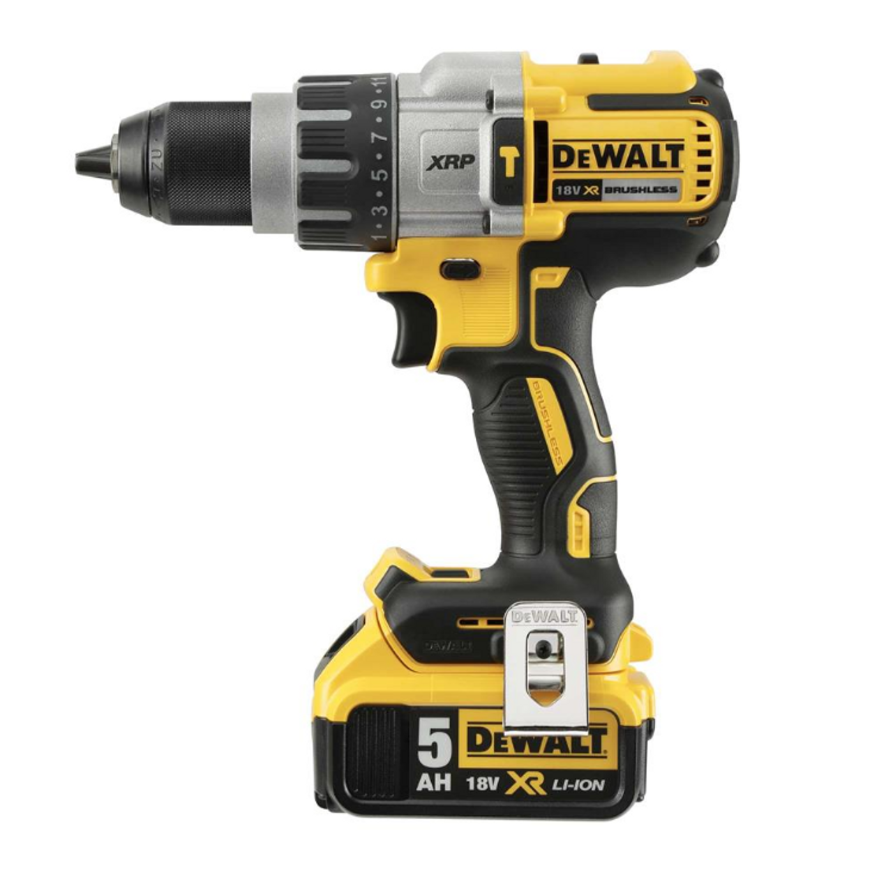 Dewalt DCD996P2 Combi Drill 18V XR Brushless 2x 5.0Ah Batteries Charger & TStak Case