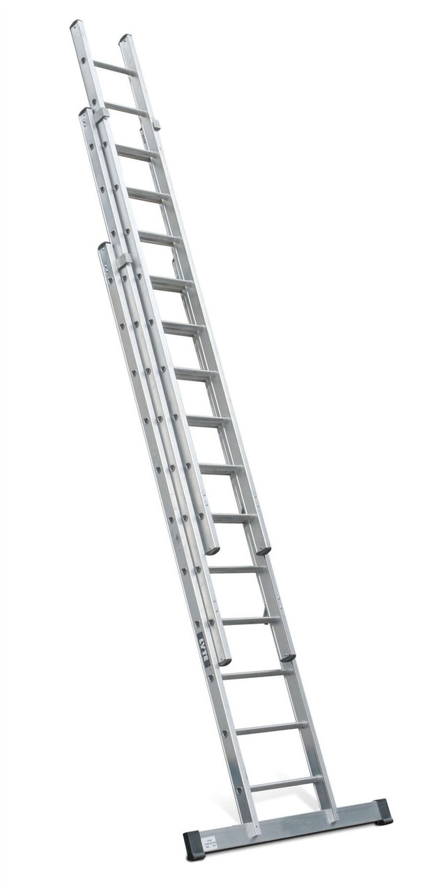Lyte 3x10 Rung Industrial 3 Section Extension Ladder EN131-2
