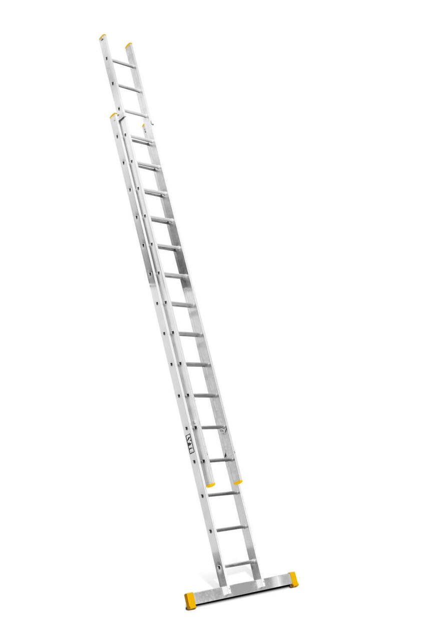 Lyte 2x15 Rung Trade Extension Ladder 2 Section EN131-2