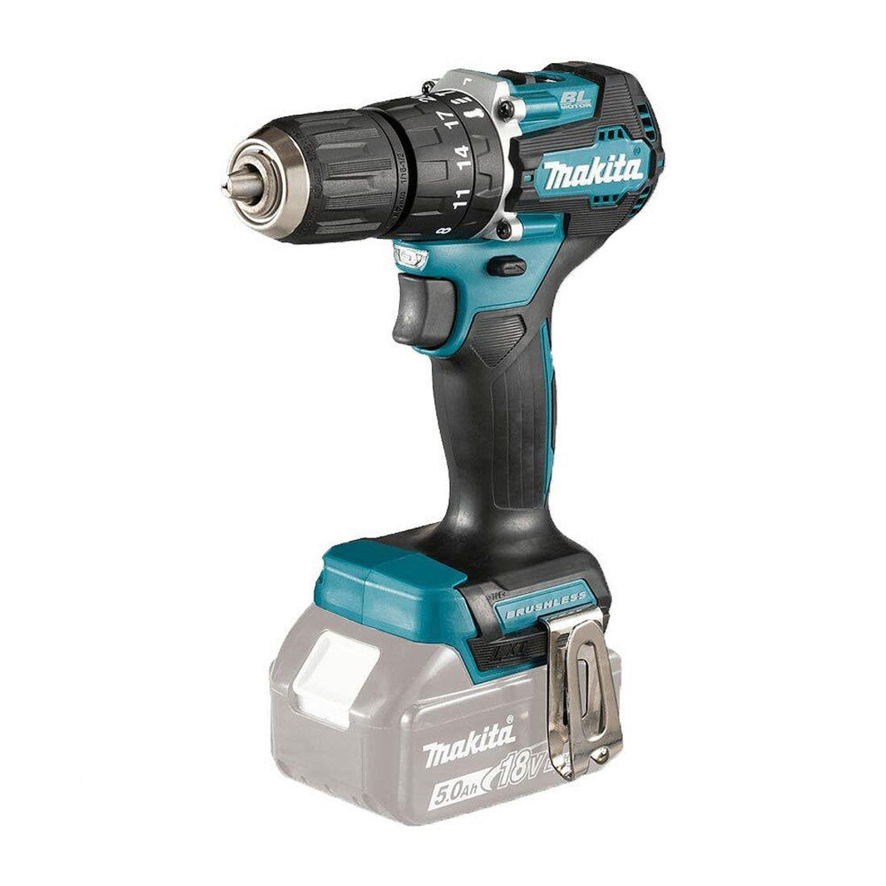 Makita DHP487Z 18V LXT Brushless Cordless Combi Drill Body Only in Carry Case