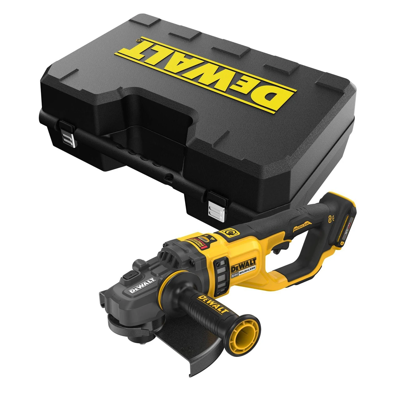 DeWalt DCG460NK-XJ 54v XR Flexvolt 230mm Angle Grinder - Bare Unit in kit box
