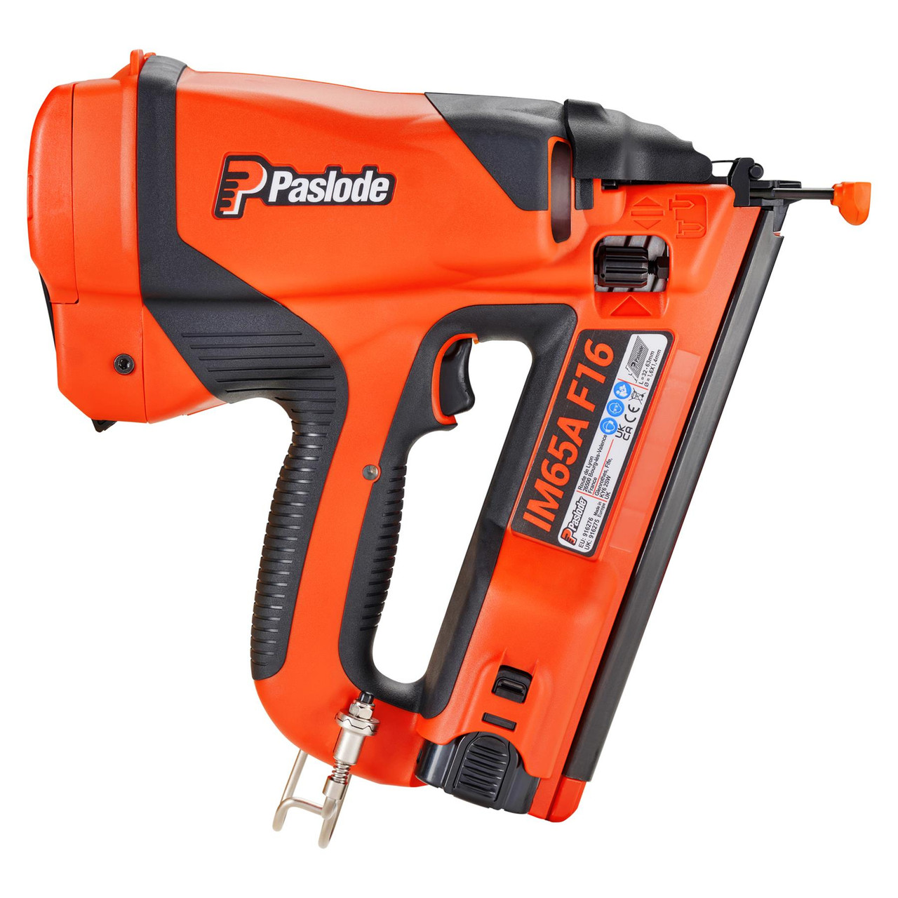 Paslode IM65A F16 2.1Ah Cordless 2nd Fix Angled Brad Nailer - 916275 