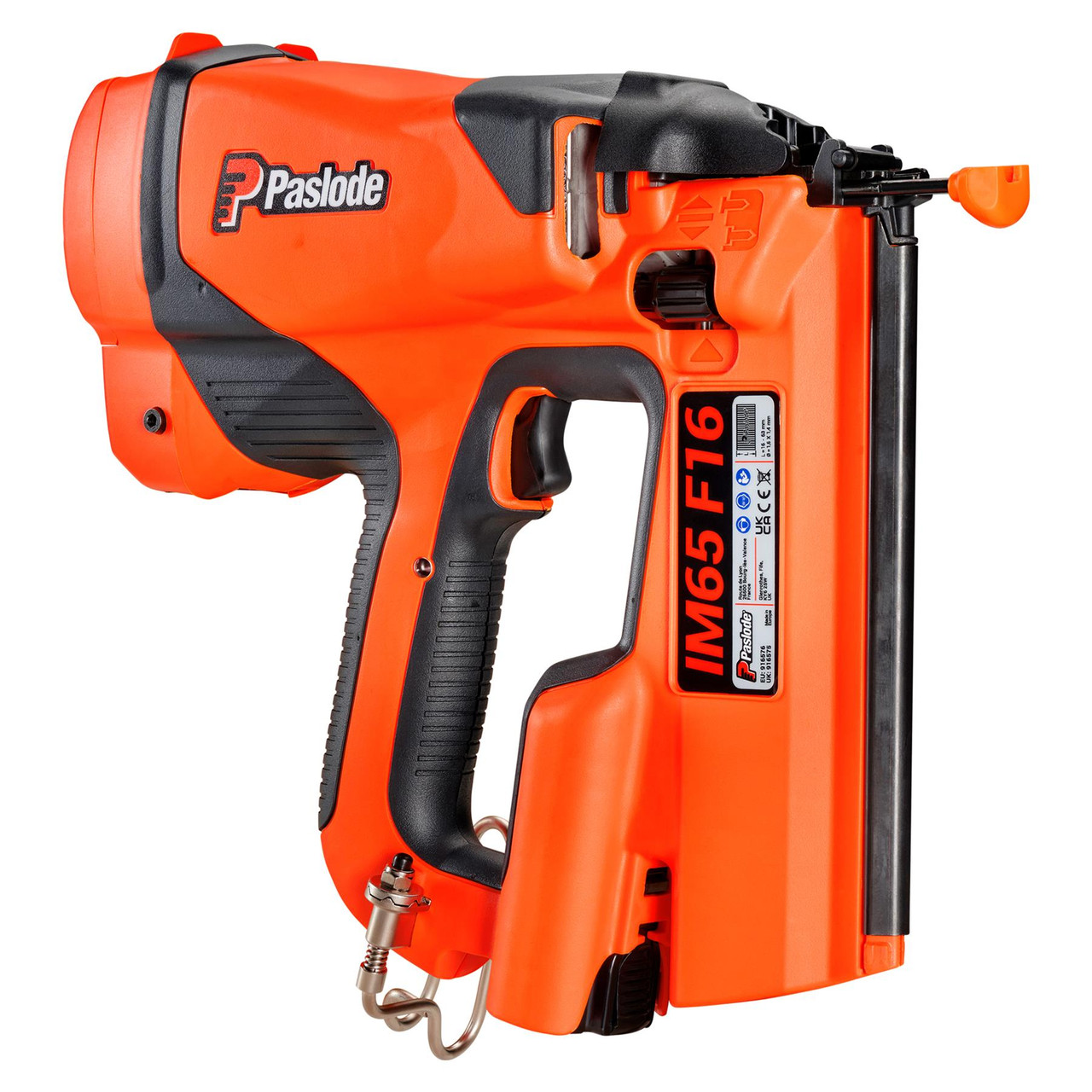 Paslode IM65 F16 2.1Ah Cordless 2nd Fix Straight Brad Nailer - 916575 