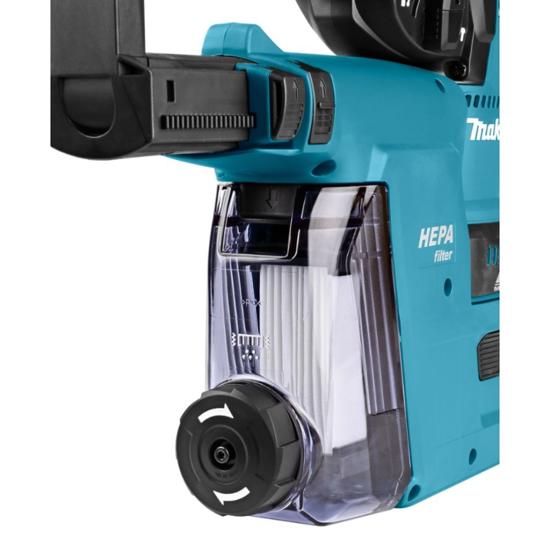 Makita SDS+ Hammer Drill 18V Brushless with DX06 Dust Extraction DHR242RTJW (2 x 5.0Ah Batteries)