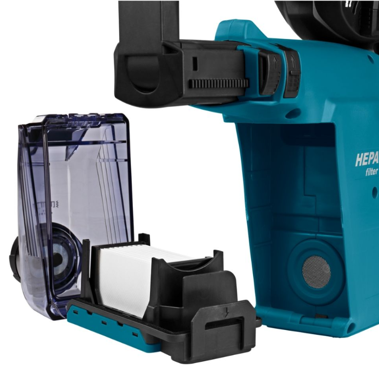 Makita SDS+ Hammer Drill 18V Brushless with DX06 Dust Extraction DHR242RTJW (2 x 5.0Ah Batteries)