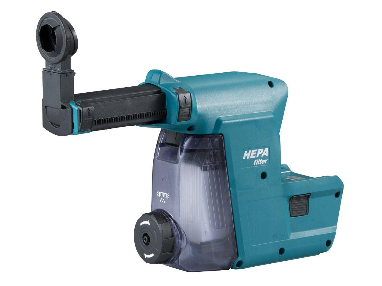 Makita SDS+ Hammer Drill 18V Brushless with DX06 Dust Extraction DHR242RTJW (2 x 5.0Ah Batteries)