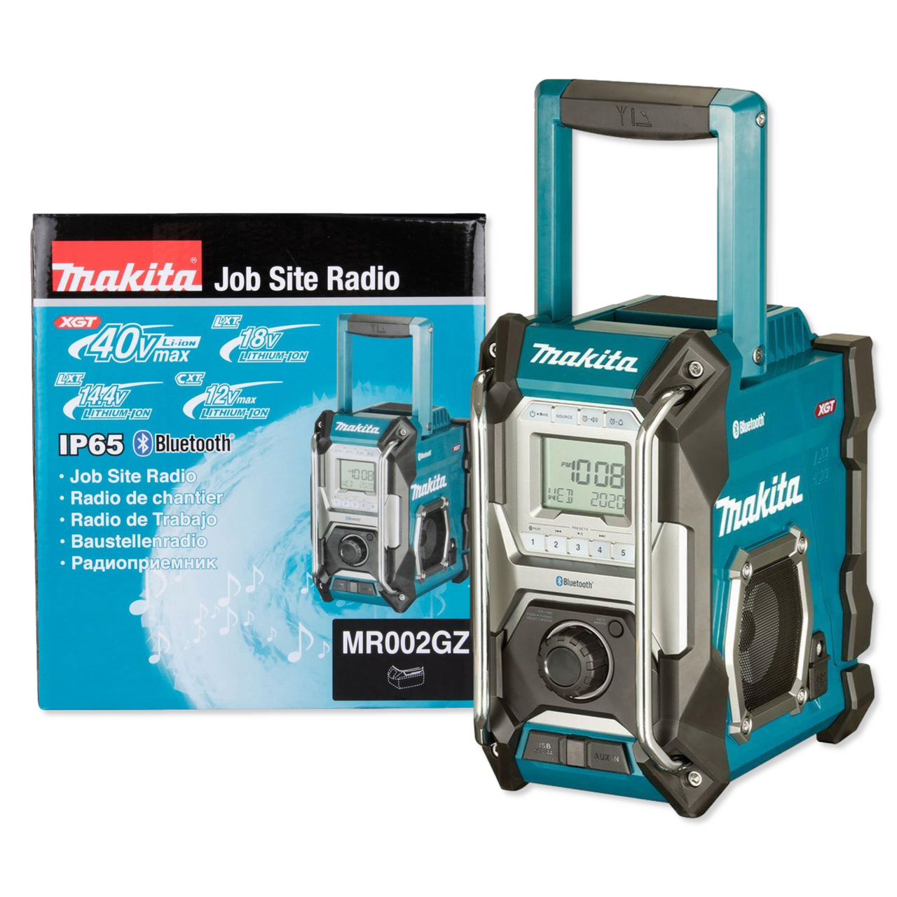Makita XGT JobSite Radio MR002GZ AM/FM with Bluetooth - Body Only