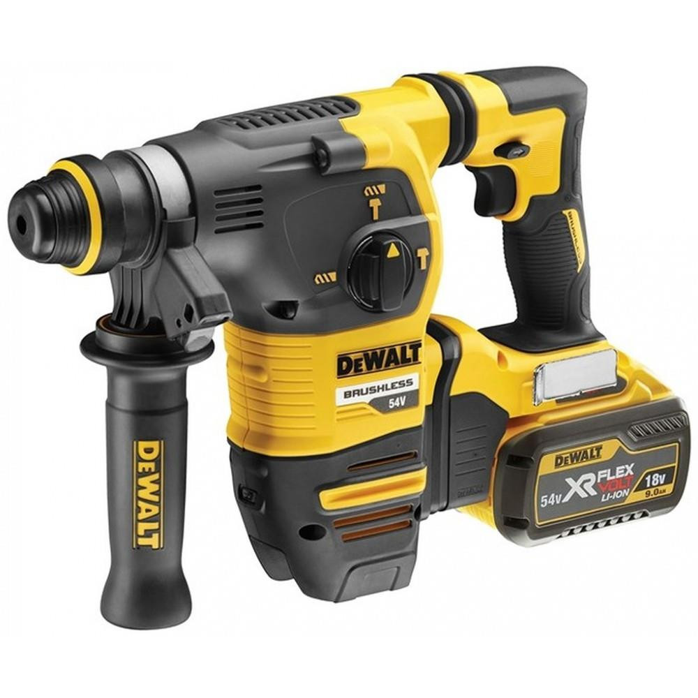 DeWalt Hammer Drill 54v Flexvolt SDS Plus with 2x 9ah Batteries DCH333X2