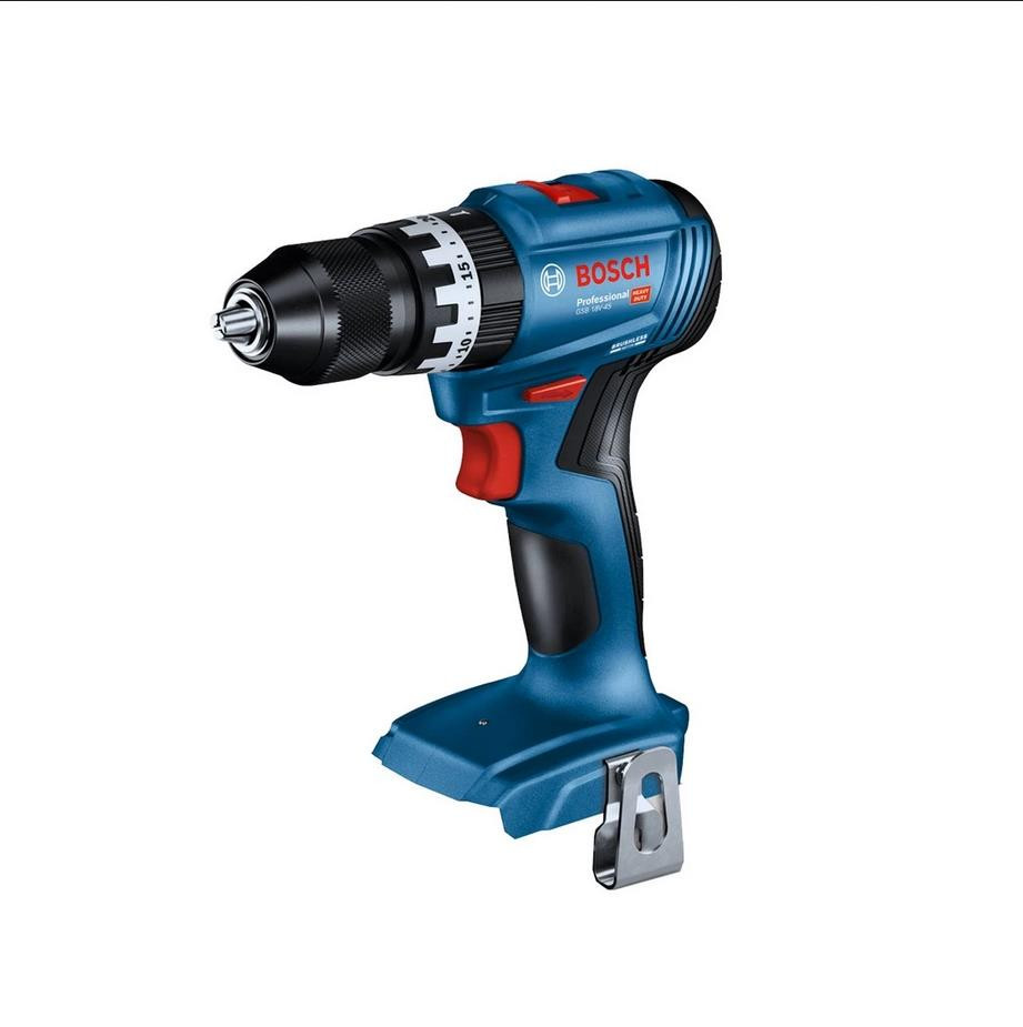 Bosch 3-piece 18V Brushless Power Tool Kit (GSB18V-45, GDX18V-200, GWS18V-7, 2x 5Ah Batteries, Charger & Kit Bag) - 0615990N35