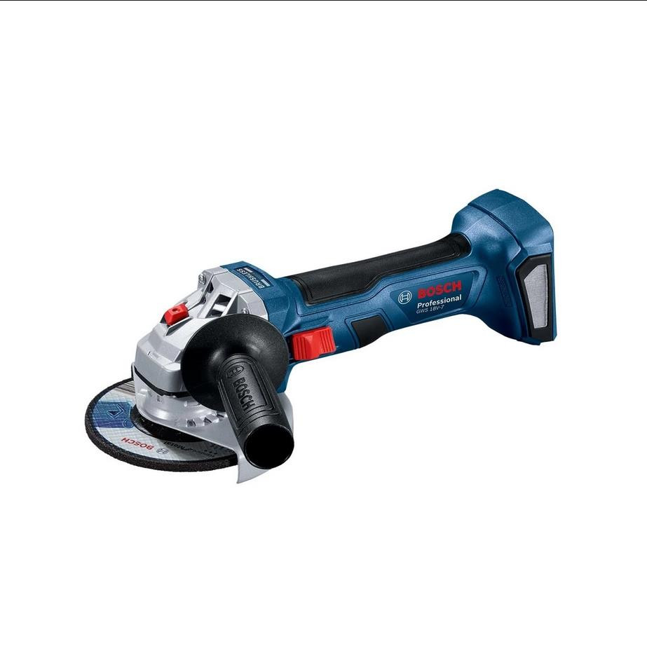 Bosch 3-piece 18V Brushless Power Tool Kit (GSB18V-45, GDX18V-200, GWS18V-7, 2x 5Ah Batteries, Charger & Kit Bag) - 0615990N35