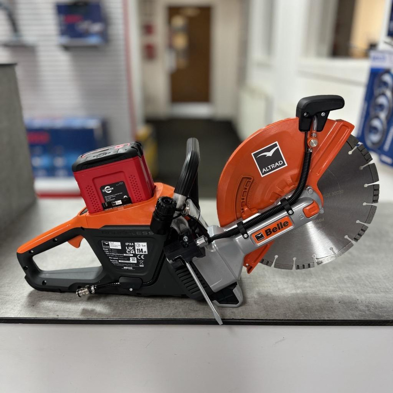 ALTRAD Belle DC 300E+ 82v Cordless Cut-off Disc Cutter Kit