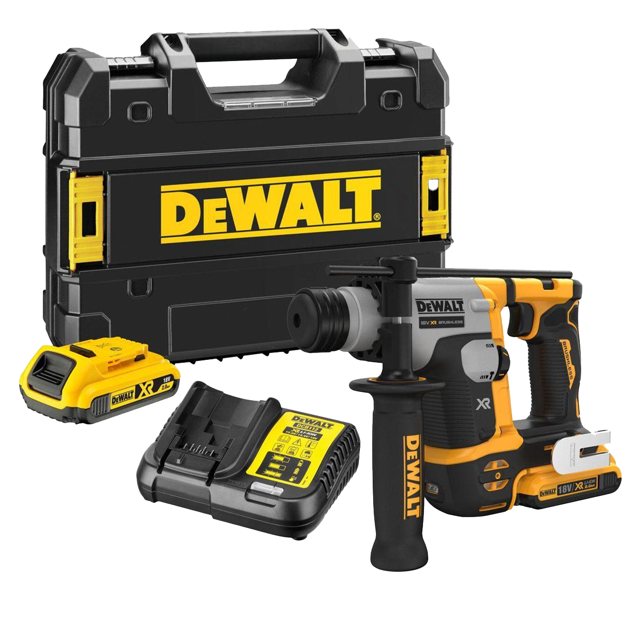 DeWalt DCH172D2-GB 18v XR Brushless Ultra Compact SDS+ Rotary Hammer - 2 x 2Ah