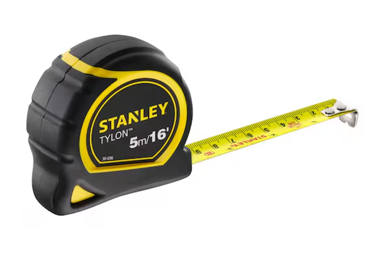 STANLEY 1-30-696 TYLON Pocket Tape Measure 5m/16ft (19mm Wide) Metric/Imperial