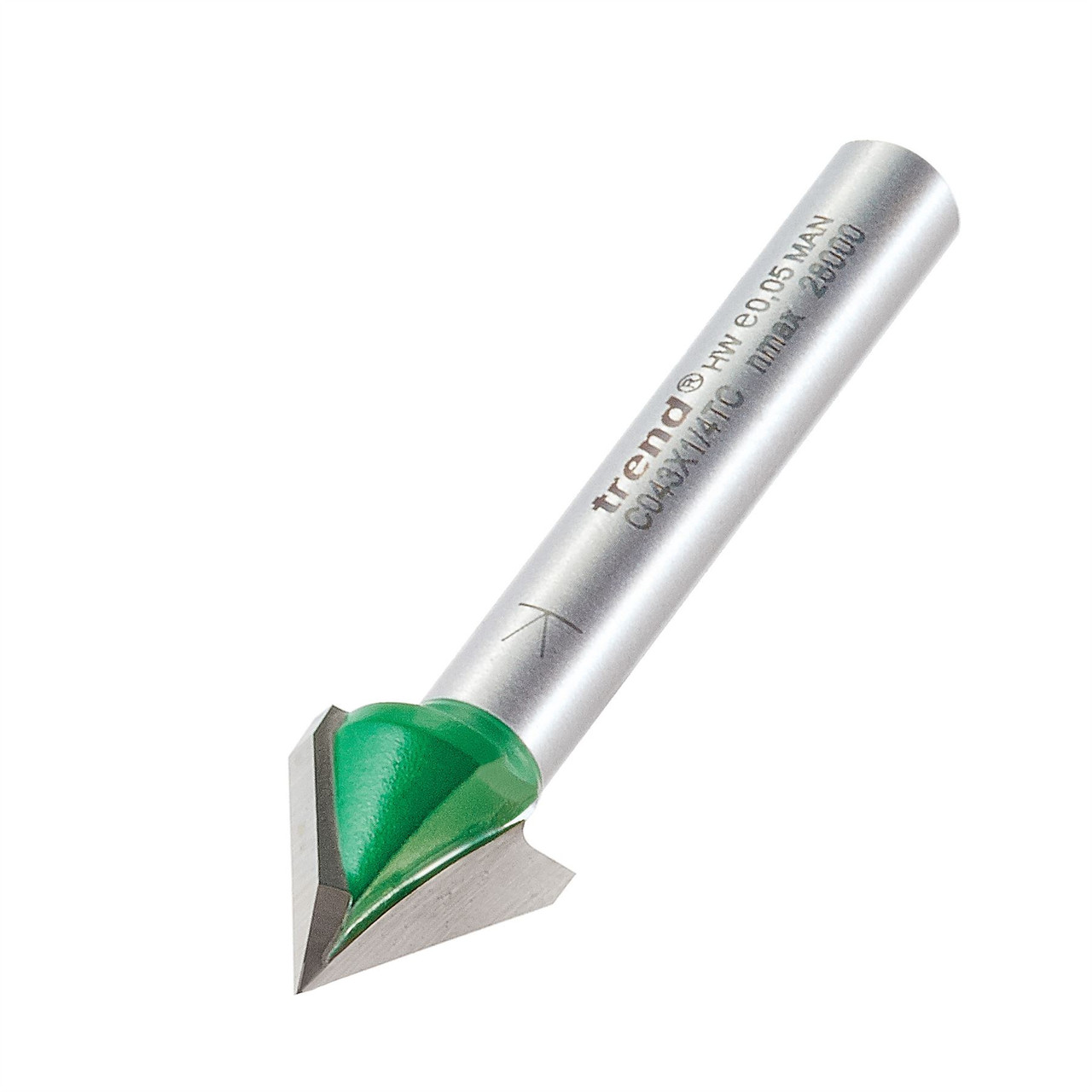 Trend Chamfer V groove cutter angle=60 degrees C043X1/4TC