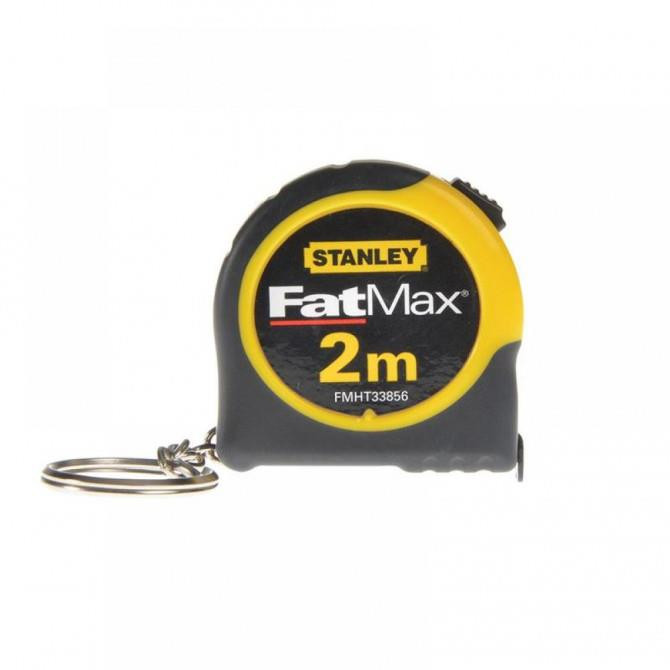 Stanley FatMax 2m Keyring Tape Measure 1-33-856