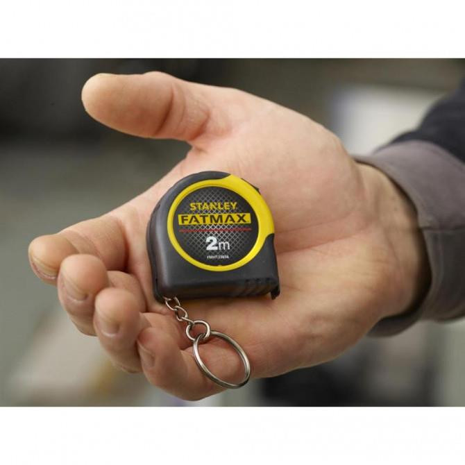 Stanley FatMax 2m Keyring Tape Measure 1-33-856