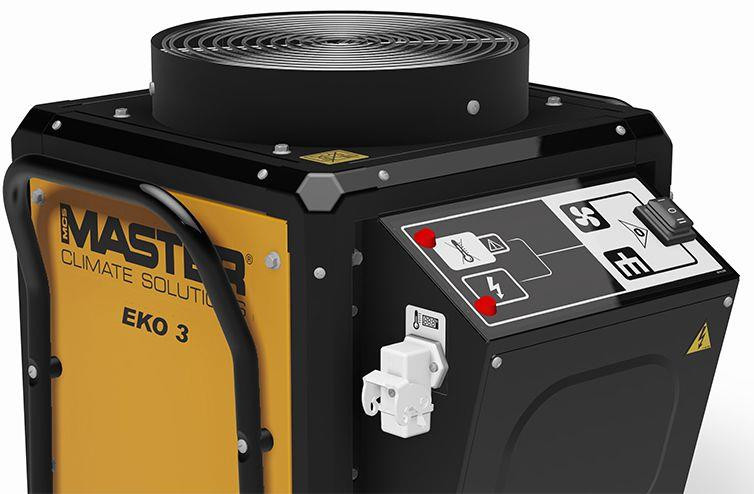 Master 2.3 Kw Electric Fan Heater 240v EK03