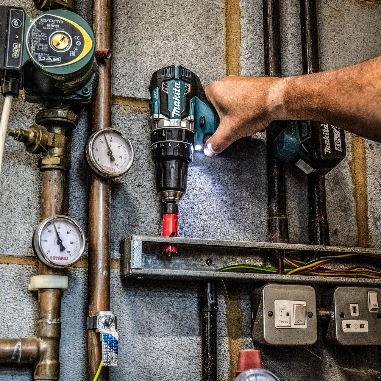 Trend 6-Piece Electrician Hole Saw Set in Storage Case HS/SET/6