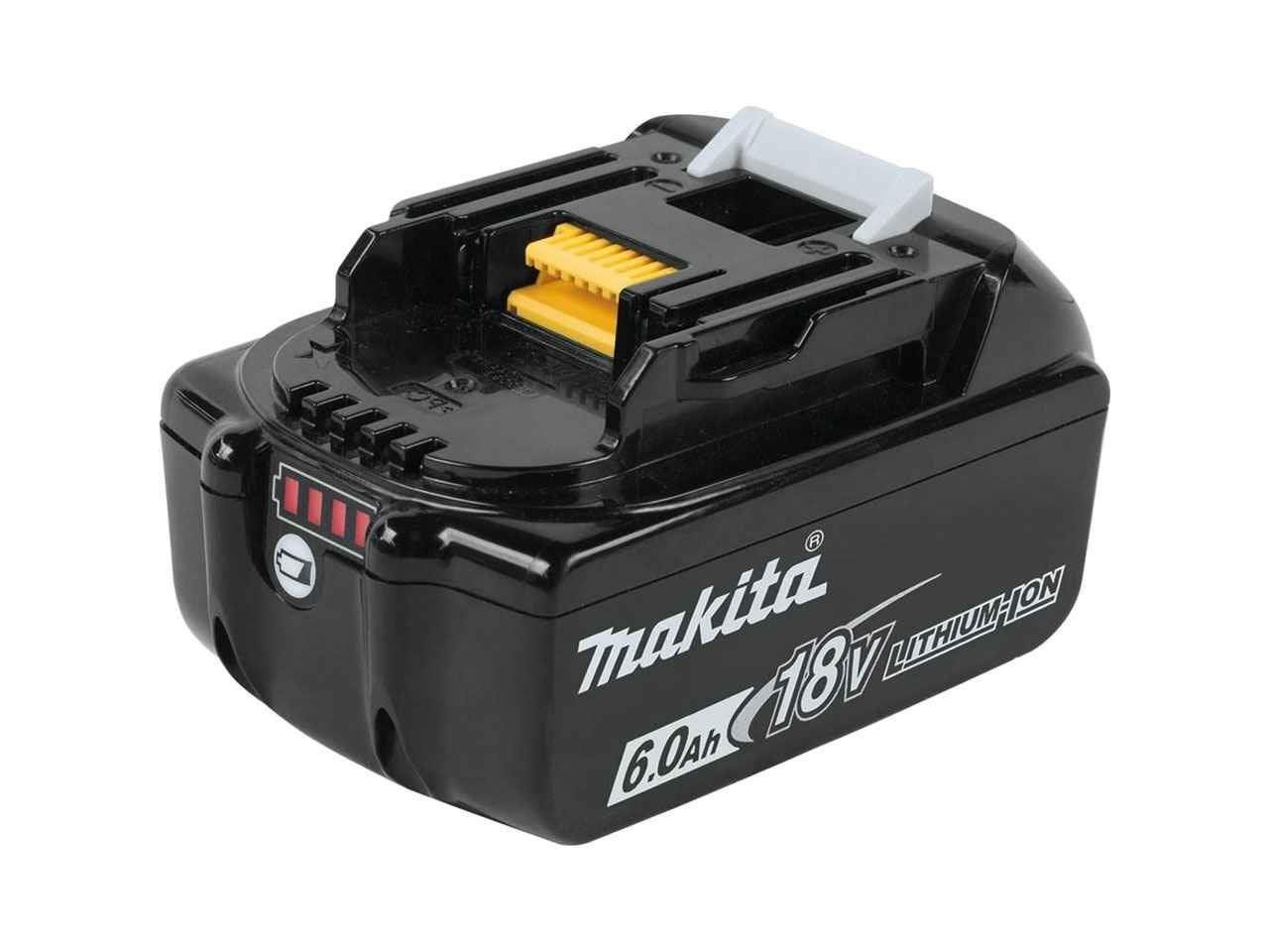 Makita 18V Power Source Kit with 4  x 6.0Ah Batteries & DC18RD Charger - 198095-6