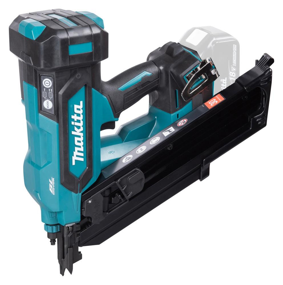 Makita Framing Nailer DBN900ZK Cordless Brushless 18V LXT with Carry Case - Body Only
