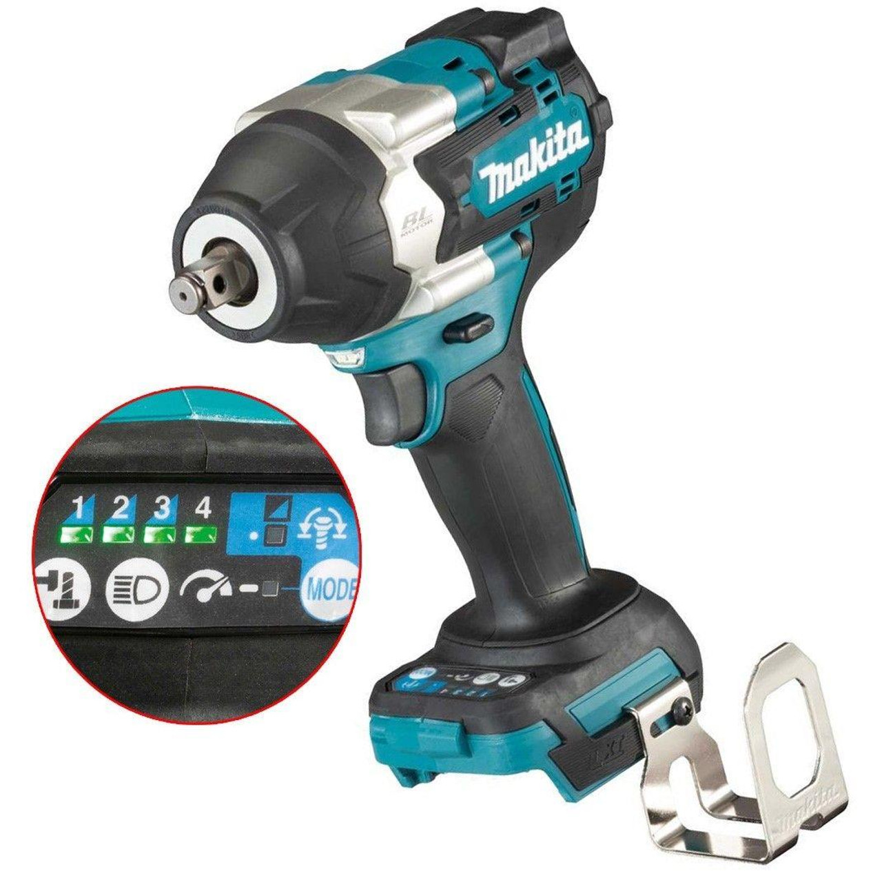 Makita DTW700RT 18v LXT Brushless Impact Wrench 1/2" Drive 4 Stage 1 x 5ah