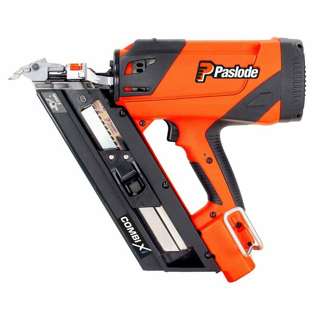 Paslode Combi Xi 2-In-1 Strip Nailer Kit with 2x Magazines and 1x 2.1Ah Battery - 014012