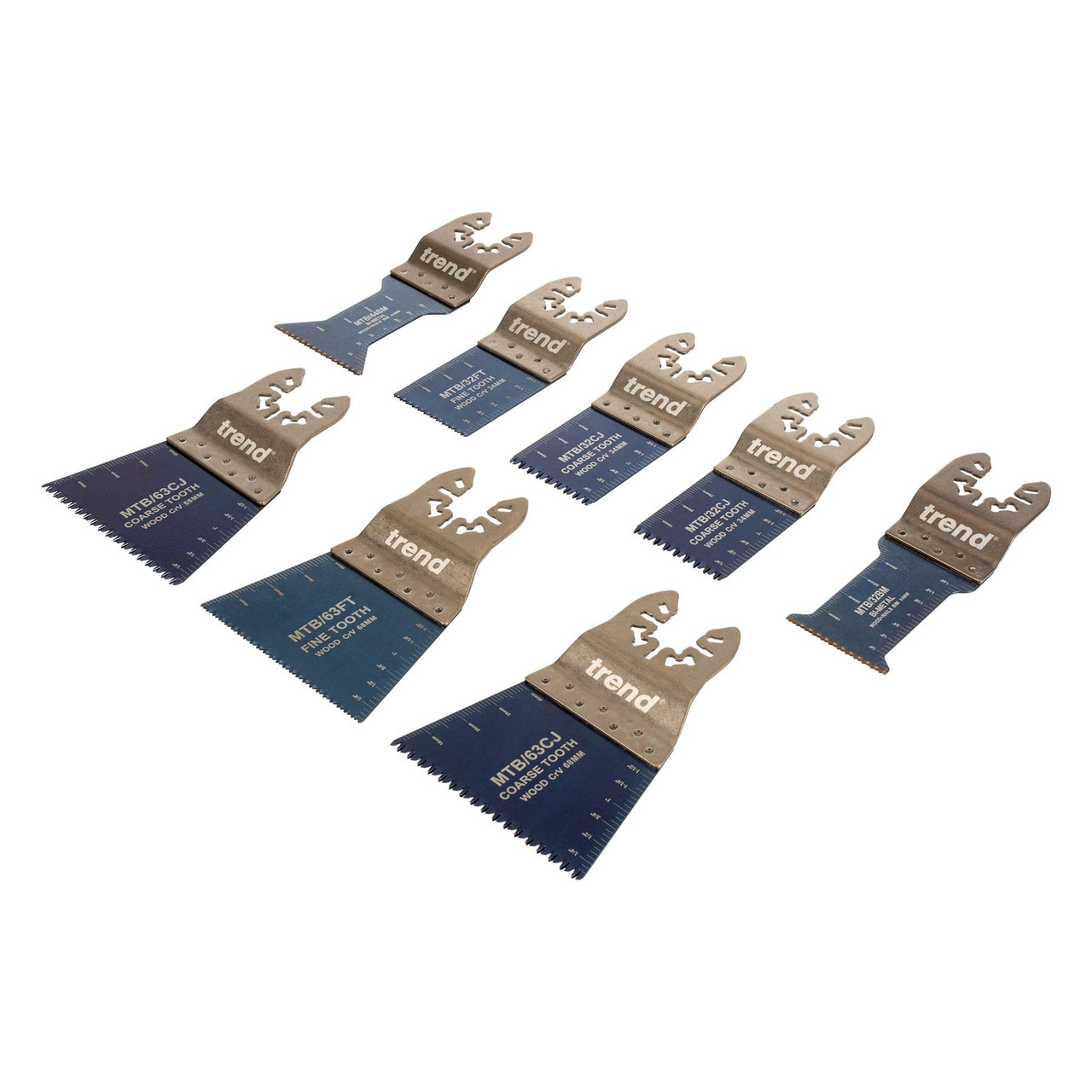 Trend 8 Piece Universal Multi-Tool Blade Set MTB/SET/8