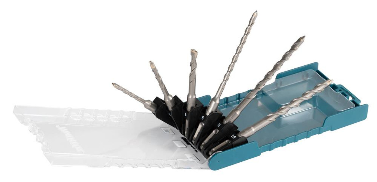 MAKITA E-15730 6 Piece SDS Plus TCT Drill Bit Set