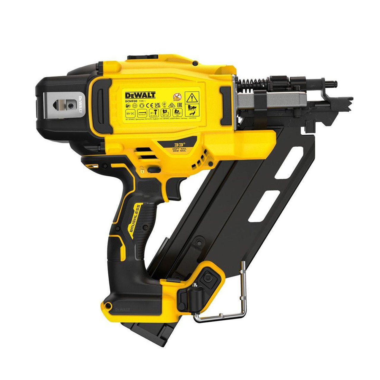 DeWalt DCK246P2-GB 18v Brushless Nailer Twin Pack 2 x 5.0Ah Batteries