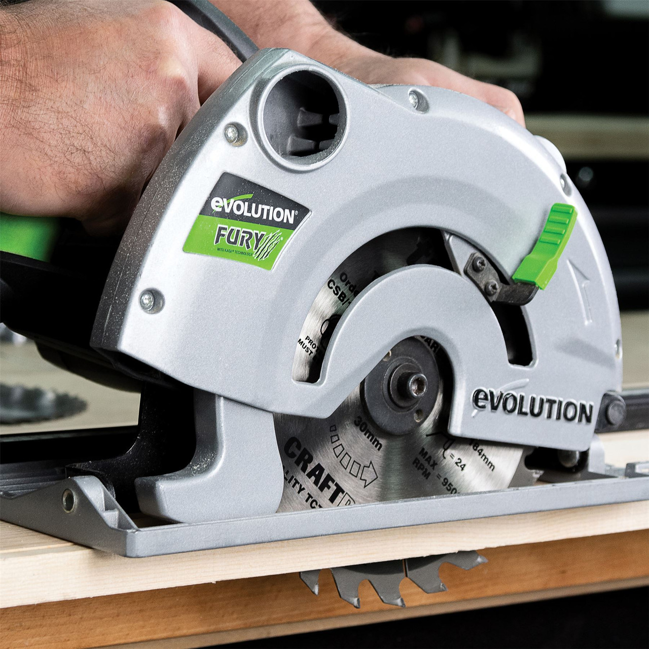 Trend  CSB/16524T  Craft Pro 165mm 20mm bore 24T Combination Cut Thin Sawblade (No Packaging)