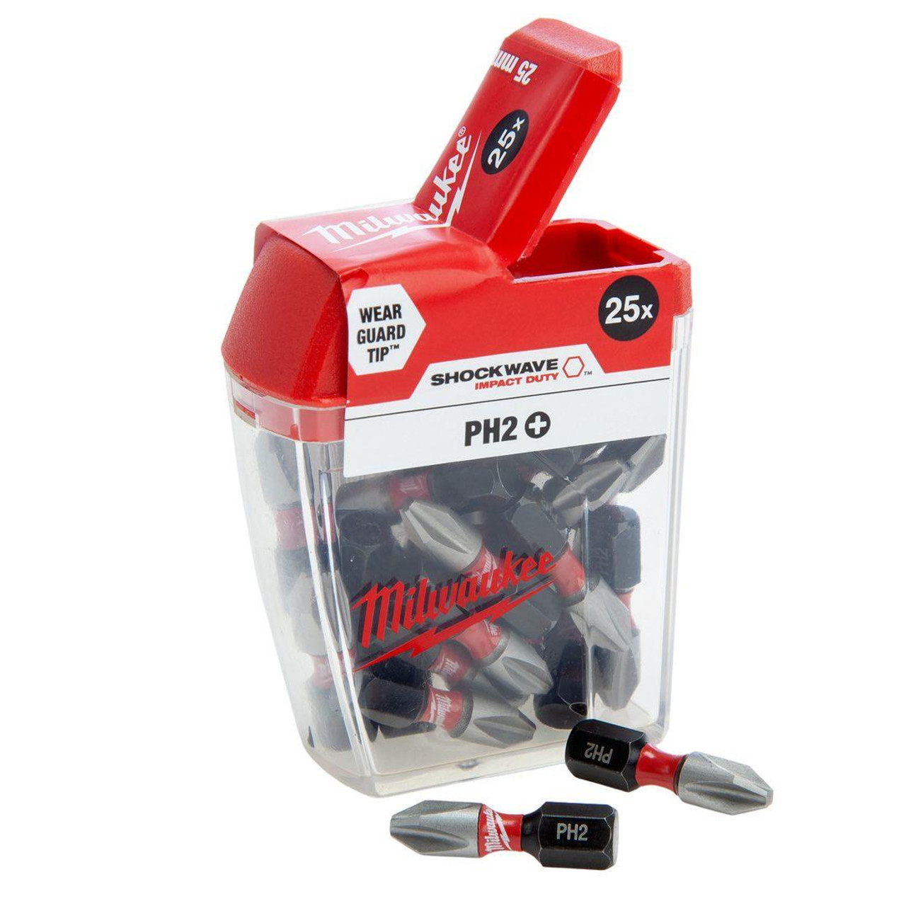 Milwaukee SHOCKWAVE Impact Duty PH2 25mm TIC TAC 4932472037