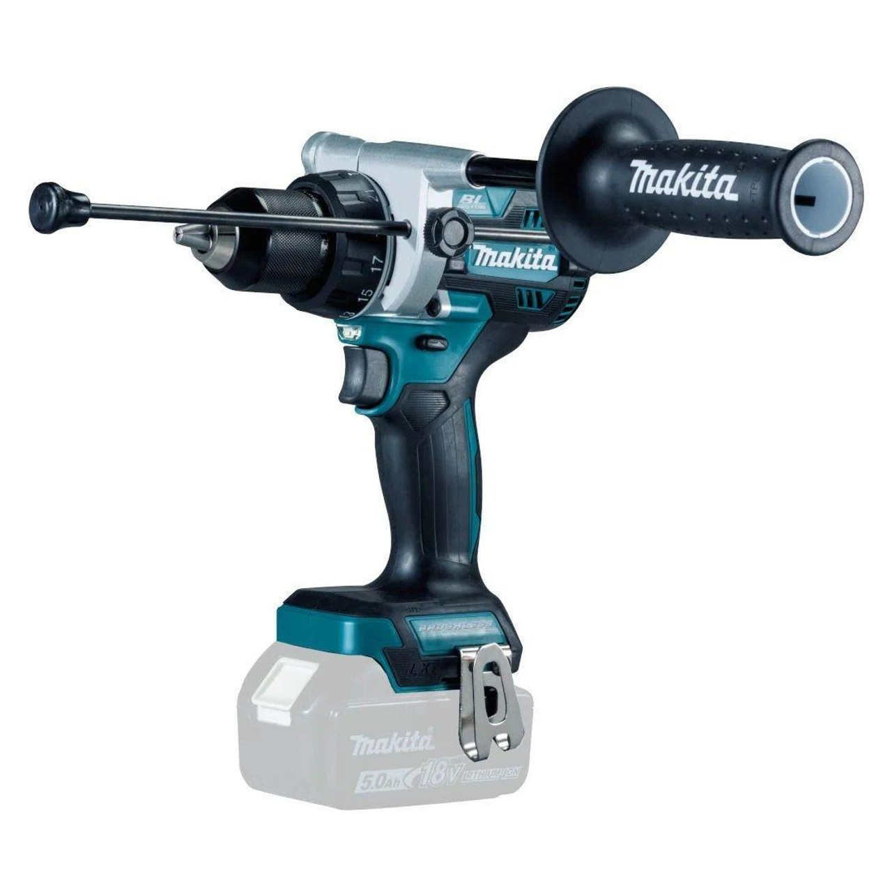 Makita DLX2516TJ 18v LXT Brushless Twin Kit DHP486 Combi Drill & DTD173 Impact Driver Inc. 2x 5.0Ah Batteries