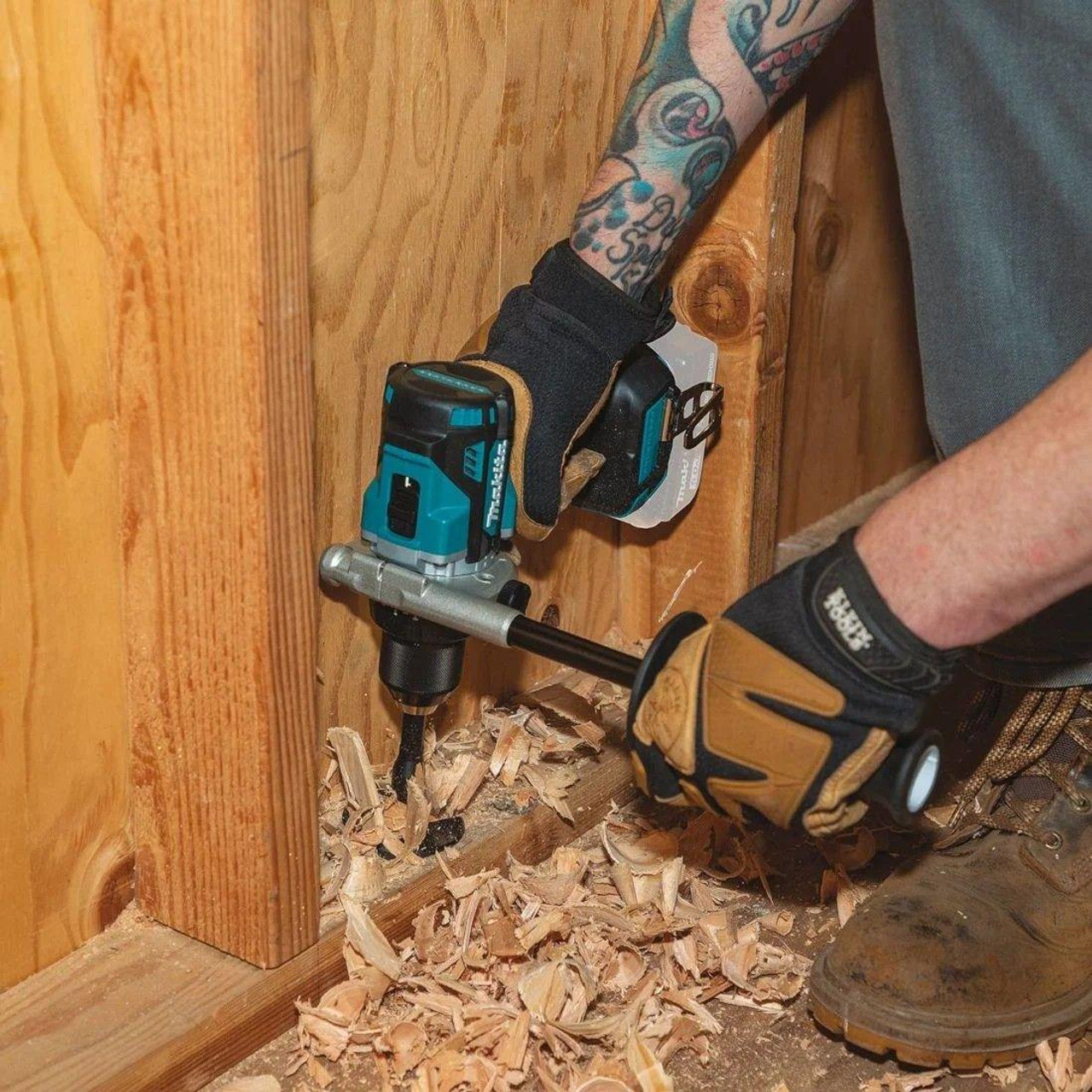 Makita DLX2516TJ 18v LXT Brushless Twin Kit DHP486 Combi Drill & DTD173 Impact Driver Inc. 2x 5.0Ah Batteries