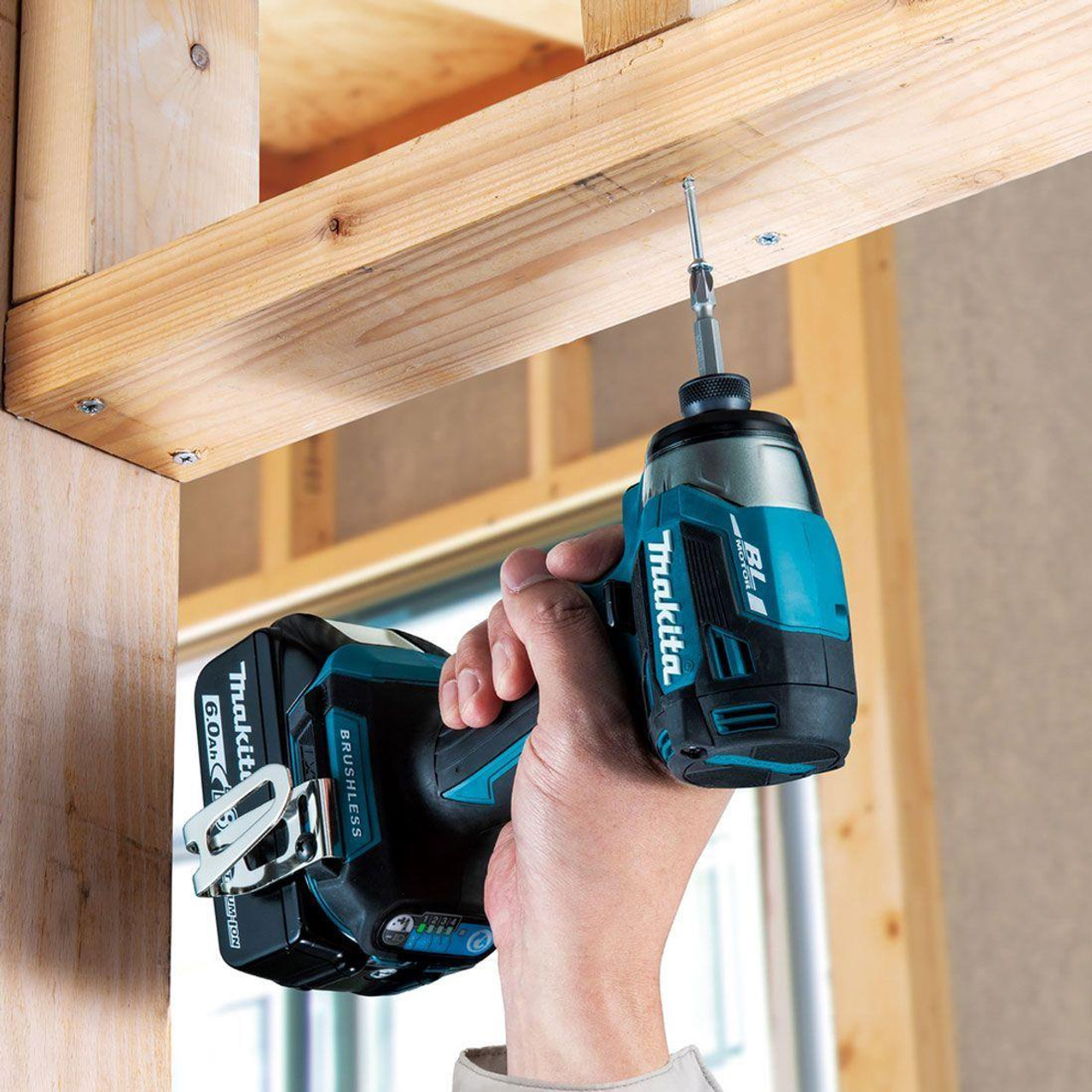 Makita DLX2516TJ 18v LXT Brushless Twin Kit DHP486 Combi Drill & DTD173 Impact Driver Inc. 2x 5.0Ah Batteries