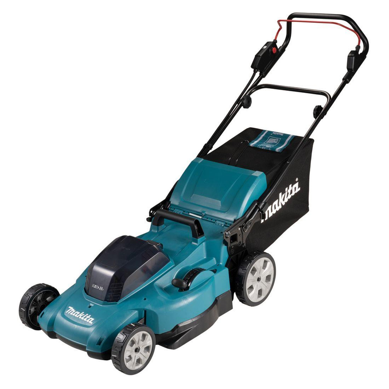Makita Lawn Mower 530mm DLM538Z Twin 18v LXT Cordless 36v Lawn Mower 530mm Body Only