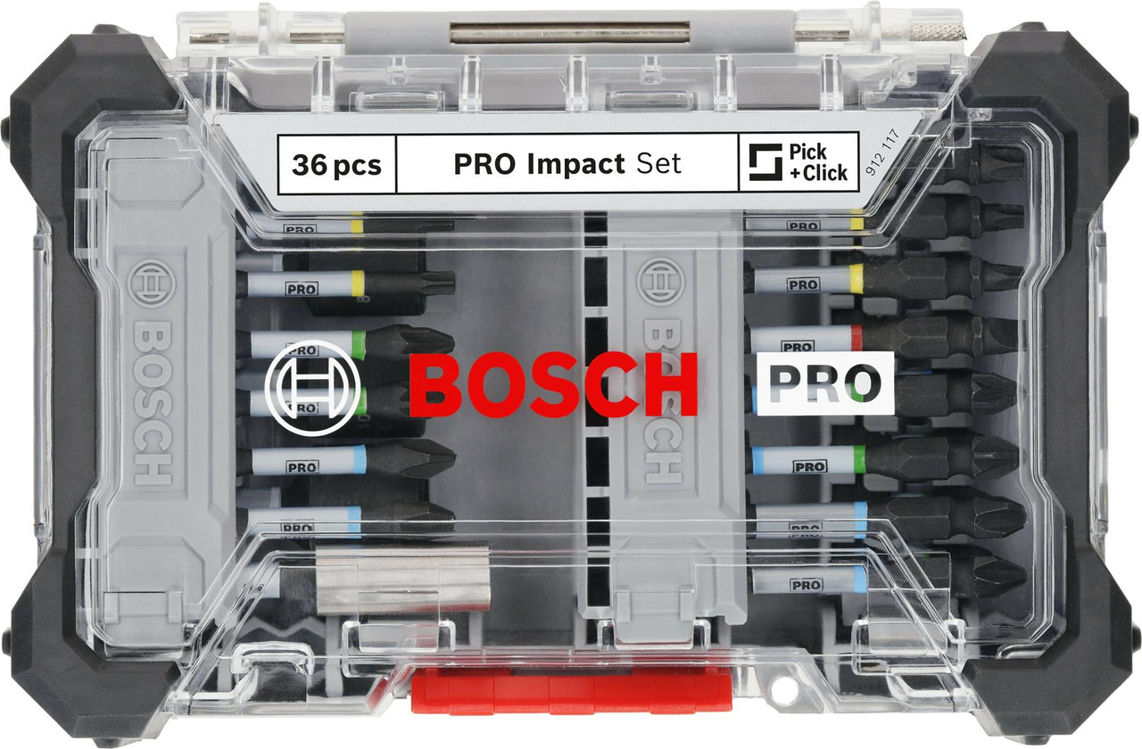 BOSCH 2608522517 PRO Impact screw bit set 36-piece