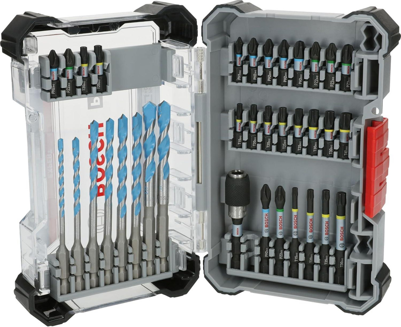 Bosch 2608522518 PRO Impact Screwdriving and Multiconstruction Drilling Mixed Set, 35 pcs 2608522518