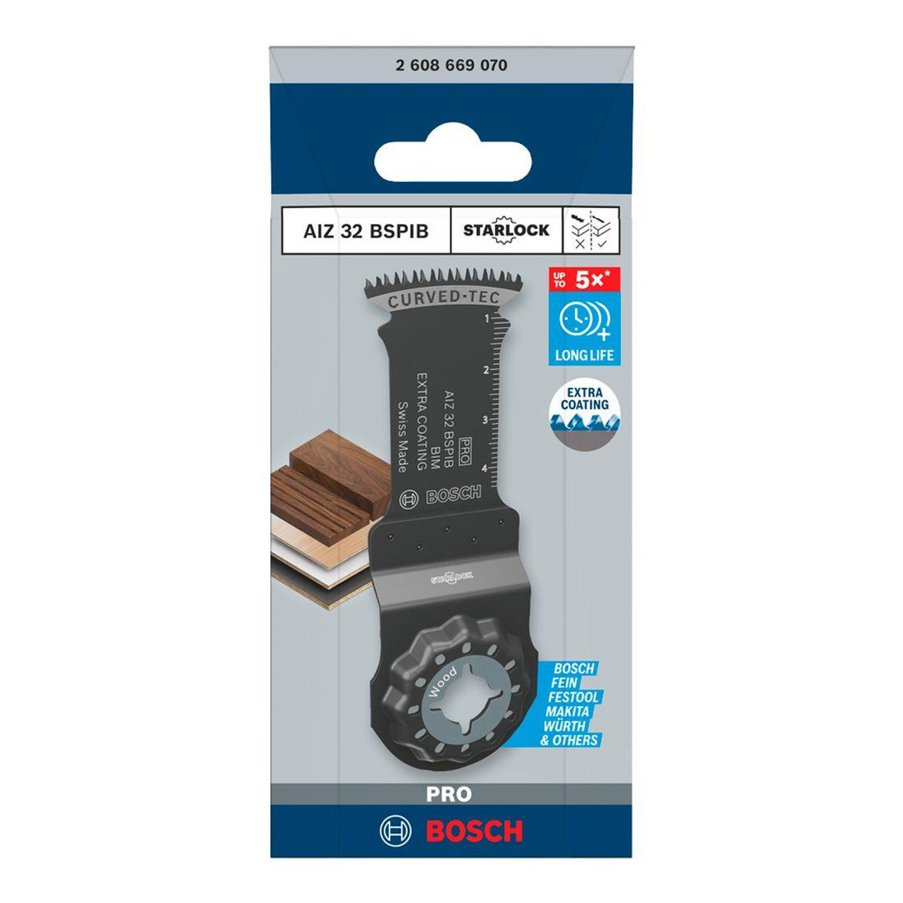 Bosch PRO AIZ 32 BSPIB Multitool Blade, 32x50 mm 2608669070