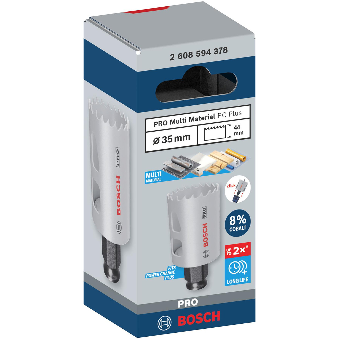 Bosch PRO Multi Material  35 mm PC Plus Hole Saw - 2608594378