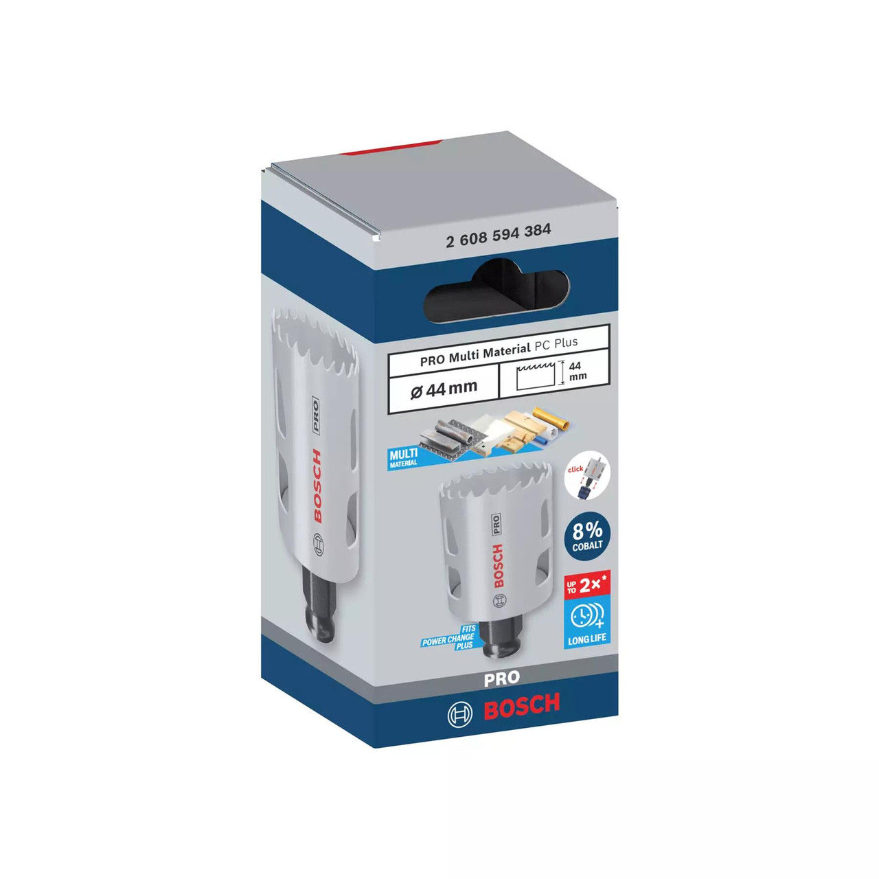 Bosch PRO Multi Material 44 mm PC Plus Hole Saw - 2608594384