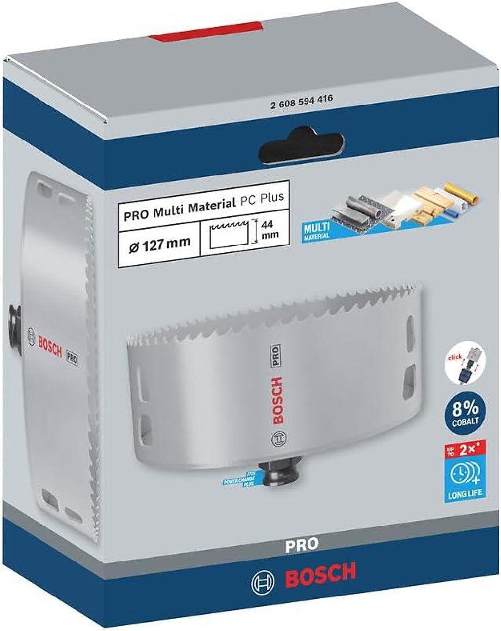 Bosch PRO Multi Material 127 mm PC Plus Hole Saw - 2608594416