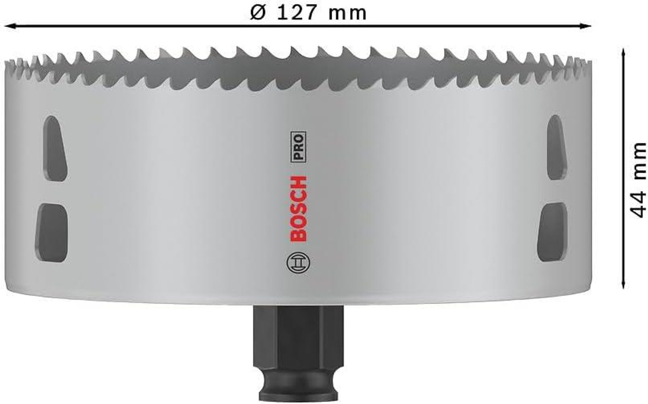 Bosch PRO Multi Material 127 mm PC Plus Hole Saw - 2608594416